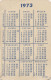 Lottery, Czechoslovak State Lottery, Czecho-Slovakia,1976, 60 X 90 Mm, Blue Back Side - Klein Formaat: 1971-80
