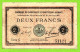FRANCE / CHAMBRE De COMMERCE De MONTLUÇON - GANNAT / 2 FRANCS / 18 JANVIER 1921  N° 51121 / SERIE C - Chambre De Commerce