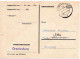 63525 - DDR - 1975 - Gebuehr-bezahlt-DrucksKte ORANIENBURG -> Marwitz, Nachgesandt, Abs.: NVA Oranienburg - Covers & Documents