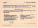 63527 - DDR - 1988 - Gebuehr-bezahlt-DrucksKte SEELOW -> Golzow, Abs.: NVA Seelow - Lettres & Documents