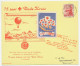 Card / Postmark Indonesia 1948 Red Cross Air Balloon - Expedition To Java And China - Rotes Kreuz