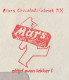 Meter Cover Netherlands 1958 Chocolate - Mars - Amsterdam - Alimentation