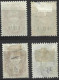 1909 - 1910 : Bureaux Russes Du Levant :  4 Timbres De Constantinople - Turkish Empire