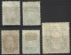 1909 - 1910 : Bureaux Russes Du Levant :  5 Timbres Des Dardanelles - Neufs* - - Turkish Empire