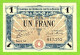 FRANCE/ CHAMBRE DE COMMERCE Des DEUX SÈVRES / 1 FRANC / 13 NOVEMBRE 1920 / 017,252 - Chambre De Commerce