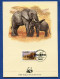 Uganda FDC 22.08.1983 African Elephant With First Day Cancellation On Memorabilia Card (Mi 362) - Uganda (1962-...)