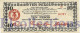 PHILIPPINES 10 PESOS 1944 PICK S527e AU+ EMERGENCY NOTE - Philippines