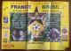 FRANCE -BRAZIL ,WORL CUP FINAL ,FRANCE - BRESIL ,MATCH DU MILLENAIRE ,1998 ,POSTER - Manifesti