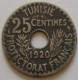 25 Centimes Tunisie 1338 (1920) - Tunisie