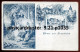 GERMANY / FRANCE Gruss Aus Sesenheim Postcard 1890s Pfarrhaus. Dorfkirche (h1186) - Lothringen