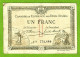 FRANCE/ CHAMBRE DE COMMERCE Des DEUX SÈVRES / 1 FRANC / 30 Septembre 1915 / 772?880 - Cámara De Comercio