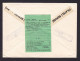 Turkey: Postal Service Cover To Germany, 1985, German R-label, C1 Customs Declaration At Back (minor Damage) - Lettres & Documents