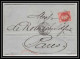 36540 Lettre Cover Rothschild 1869 N°32 Napoléon 80c Rose Lyon Pour Paris GC 2145 - 1863-1870 Napoléon III Lauré