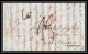 36027 1844 Liverpool England Cognac Charente Marque Postale Maritime Cover Schiffspost Lettre LAC - Marques D'entrées