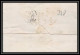 36017 1847 Bath Cognac Charente Marque Postale Maritime Cover Schiffspost Lettre LAC - Entry Postmarks