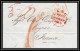 36011 1845 Scotland GLASGOW Cognac Charente Marque Postale Maritime Cover Schiffspost Lettre LAC - Entry Postmarks