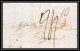 36010 1838 Londres London Cognac Charente Marque Postale Maritime Cover Schiffspost Lettre LAC - Entry Postmarks