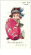 ILLUSTRATEURS.n°8951.WUYTS.OEUF DUR.ECRIT VOTRE PORTRAIT.FILLETTE ET OEUF FUSCHIA - Wuyts