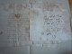 Lot Lettres Gaspard De CHABROL De VOLVIC Préfet De La Seine - Vers 1800-1814  - RIOM - REVOLUTION Et EMPIRE - Manuscritos