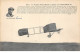 Avions - N°68562 - Le Biplan Paulhan En Plein Vol (Octavie 3) - ....-1914: Précurseurs