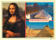 75 - Paris - Musée Du Louvre - Multivues - La Joconde De Léonard De Vinci - La Pyramide - CPM - Voir Scans Recto-Verso - Louvre