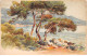 Illustrateur - N°78525 - Lessieux - Arbres Au Bord De La Mer - Lessieux