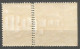 Yugoslavia SHS Slovenia Porto Mi.39 In Pair Left Side IMPERFORATED And DOUBLE Perf. Between MNH / ** 1919 - Gebruikt