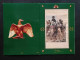 Carte Postale Semi Moderne - Napoléon - Double Carte - Impression Sur Parchemin - Figuren