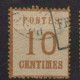 VAR Cadre Gauche Décroché  + Obli CàD 15 POSTE (?) N°5 TBE - Used Stamps