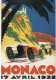 Grand Prix  Monaco 1932  -  Publicité D'epoque -  Illustrateur Falcucci  - Original  La Cigogne Edition   -  CPSM - Grand Prix / F1