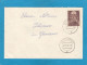 EUROPA 1957 2 FRANCS SUR LETTRE DE WEISWAMPACH POUR CLERVAUX. - Briefe U. Dokumente