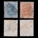 ITALY STAMPS.1867-77.K.Victor Emmanuel II .NOS.YVERT 23-24.USED. - Used