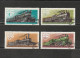 URSS Lot De 14 Timbres Les Transports: Automobiles - Camions - Autocar - Train - Other & Unclassified