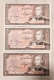 Iran Mohammad Reza 3x Shah  20 Rials   Rare UNC (consecutive Serial Numbers)   Persian 1976 - Iran