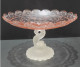 -BELLE COUPE/PIED CRISTAL BACCARAT PIED DAUPHIN COUPE ROSE Mod. Renaissance  E - Glas & Kristall