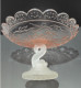 -BELLE COUPE/PIED CRISTAL BACCARAT PIED DAUPHIN COUPE ROSE Mod. Renaissance  E - Verre & Cristal