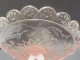 Delcampe - -BELLE COUPE/PIED CRISTAL BACCARAT PIED DAUPHIN COUPE ROSE Mod. Renaissance  E - Glas & Kristal