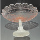 Delcampe - -BELLE COUPE/PIED CRISTAL BACCARAT PIED DAUPHIN COUPE ROSE Mod. Renaissance  E - Verre & Cristal