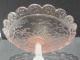 Delcampe - -BELLE COUPE/PIED CRISTAL BACCARAT PIED DAUPHIN COUPE ROSE Mod. Renaissance  E - Verre & Cristal