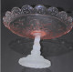 Delcampe - -BELLE COUPE/PIED CRISTAL BACCARAT PIED DAUPHIN COUPE ROSE Mod. Renaissance  E - Vidrio & Cristal