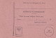 France Cours D'instruction Cours Pratique Orléans Loiret 1954 Mandat Poste International Pour Sheffield Grande Bretagne - Cours D'Instruction