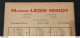 1946. La Louvière CALENDRIER Maison Léon Minot JAMBON/BOYAUX/SALAISONS/EPICES 20 BOULEVARD MAIRAUX - Formato Grande : 1941-60