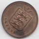 Guernsey Coin 2 Double 1899 - Condition Extra Fine - Guernsey