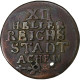 Etats Allemands, AACHEN, 12 Heller, 1792, Cuivre, TB, KM:51 - Small Coins & Other Subdivisions