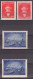 Yugoslavia 1947 Vuk Stefanovic Karadzic, Mi 533,535 - DIFFERENT COLOR - MNH**VF - Unused Stamps