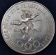 2) MEXICO 1968 $25 OLYMPICS Silver Coin LOW RING Snake W/ Curved Tongue, Scarce, See Imgs., Bargain - Messico