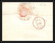 0257 Charente-Maritime Marque Postale La Rochelle 23/6/1825 Cachet ARMEE 28 EME REGIMENT En Roug LAC Lettre Cover France - Army Postmarks (before 1900)