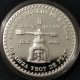 MEXICO Mint AZEC CALENDAR & Old Coin Press .999 Silver 1/2 Oz. HALF Ounce PROOF Cond. Unc., In Capsule - México