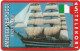 Denmark - KTAS - Ships (Red) - Italy - Amerigo Vespucci - TDKP059 - 01.1994, 5kr, 2.500ex, Used - Dänemark