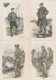 Lot Mit 12 Ansichtskarten Uniformes Belges/Belgische Uniformen 1830 - 1963 - Uniforms